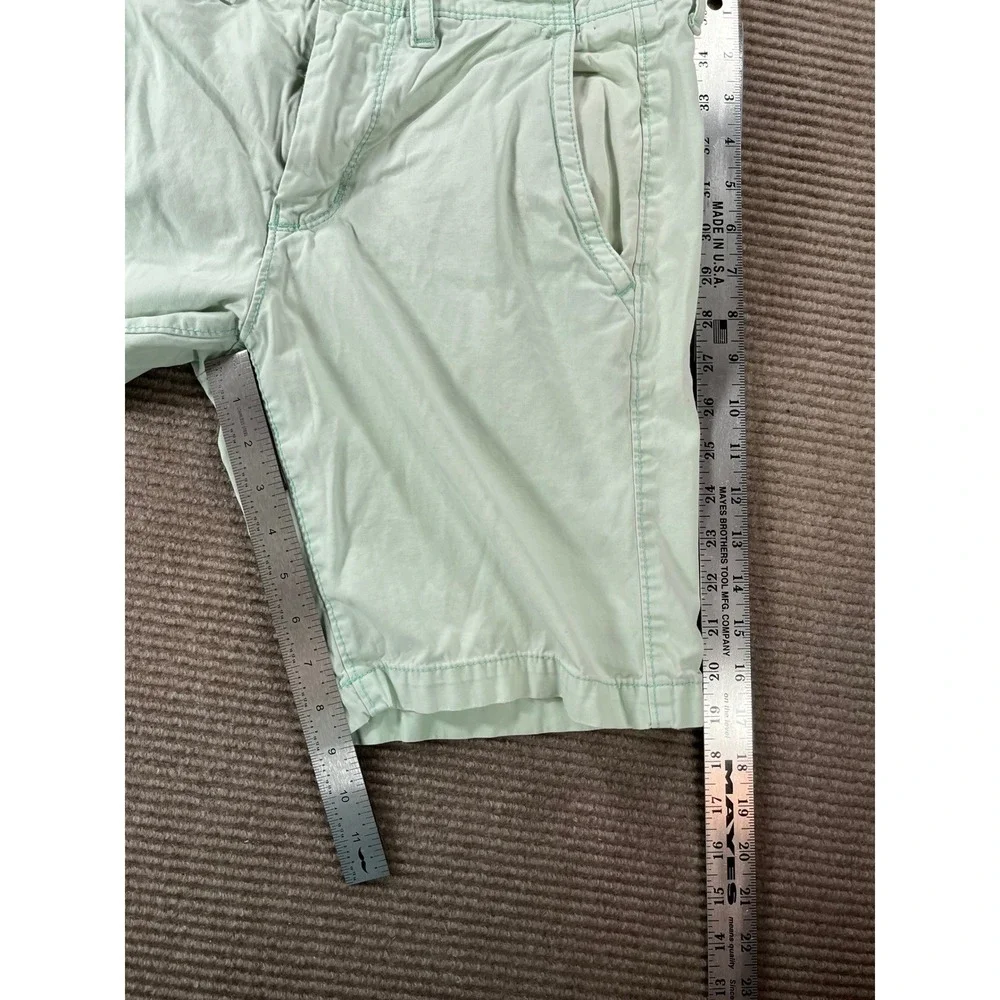 American Eagle Outfitters Prep Shorts Mens 28 Mint‎ Green Cotton Chino
